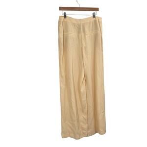 Summum Woman Soft Vanilla Wide Leg Trousers Women’s Size 40 Large NWt